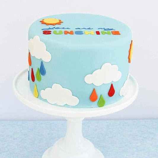 Cloud Cutter Cookie Fondant 5pcs Set