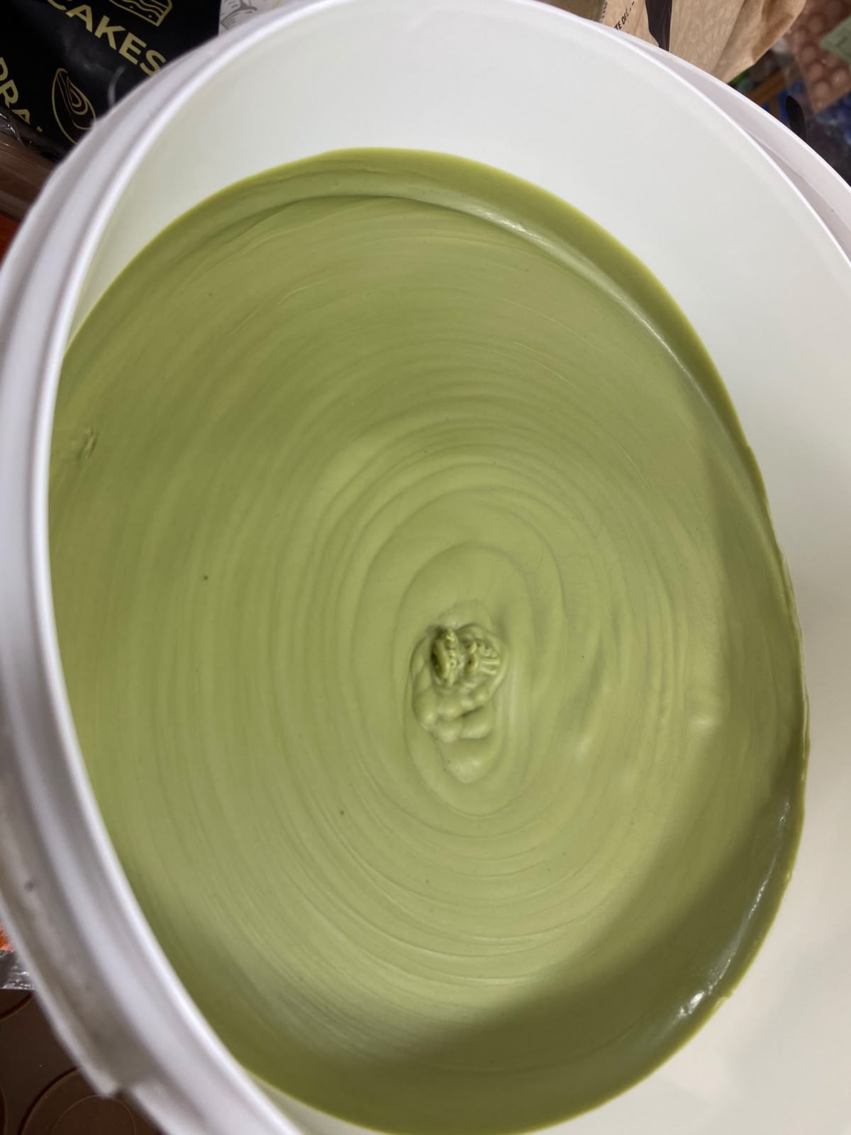 Puratos Carat Super Cream Pistachio Filling 5kg