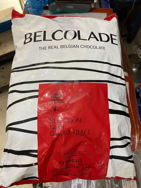Belcolade Dark Chocolate 55% Buttons 15kg Bag