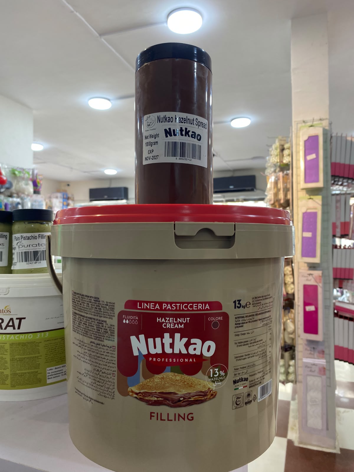 Nutkao Hazelnut Spread 13kg Bucket Repacked