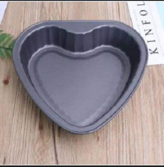 Non Stick Curve Edge Heart Pan 7inches