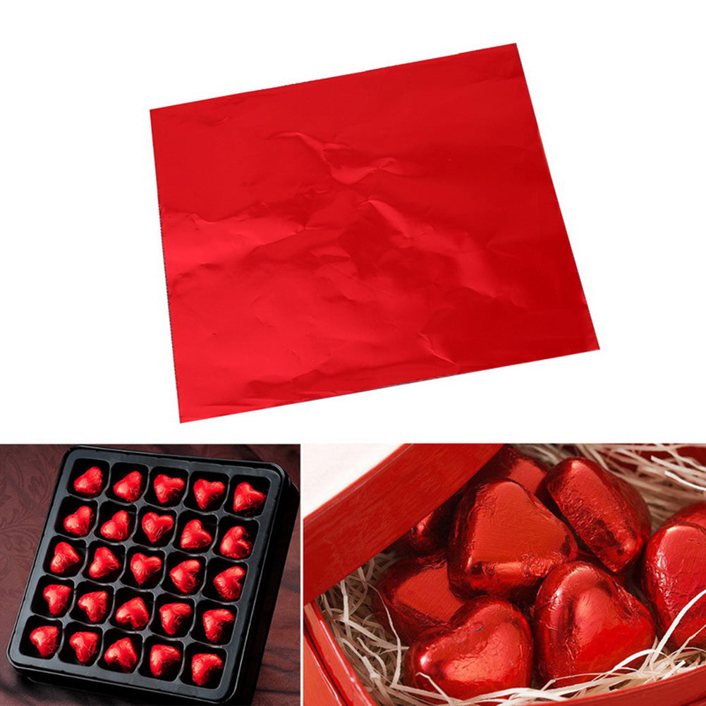 Chocolate Wrapping Foils 8x8cm Size 100pc Packs