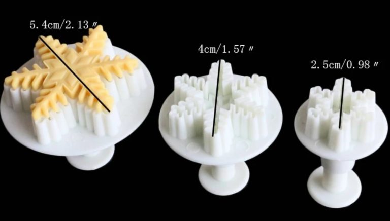 SNOWFLAKE PLUNGER CUTTERS D-1 SET OF 3PCS