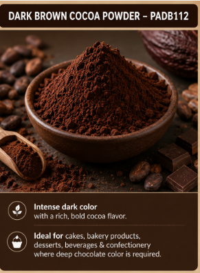 Dark-Brown Cocoa Powder Made In Spain (Repacked)