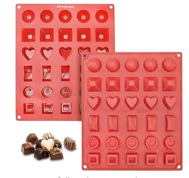 Silicon Assorted chocolate Mold tray 30 cavity
