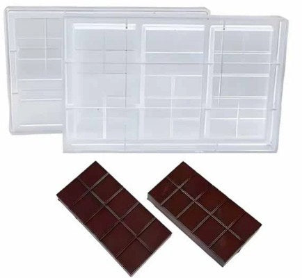 Acrylic Kunafa Chocolate Bar Mold 3 Cavity size 6" x 3" Each Cavity