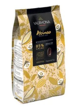 Valrhona Abinao 85% Dark Couverture Chocolate Fèves 3kg Bag