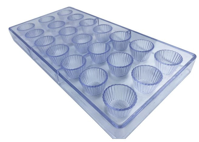 21 Cavity Peanut Butter Cup Acrylic Chocolate Mold