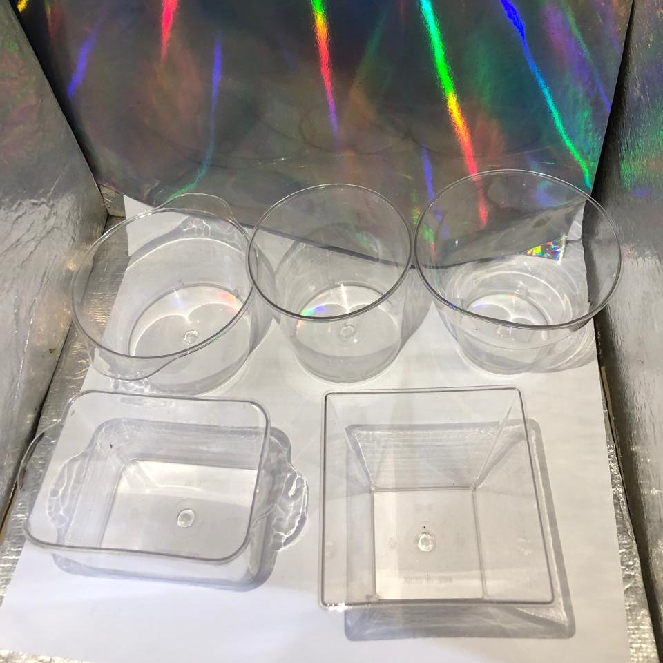 New Style Plastic Shot Glass 10pc size 2" x 2.2" W/O Cap