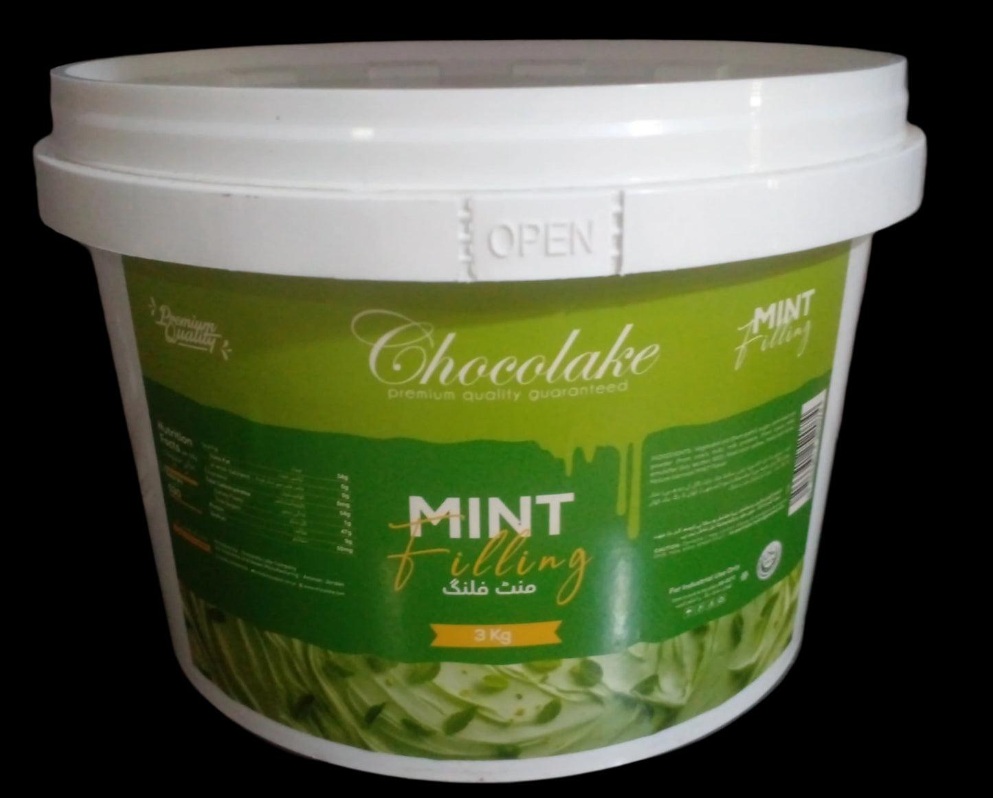 Chocolake Mint Filling 3kg Bucket