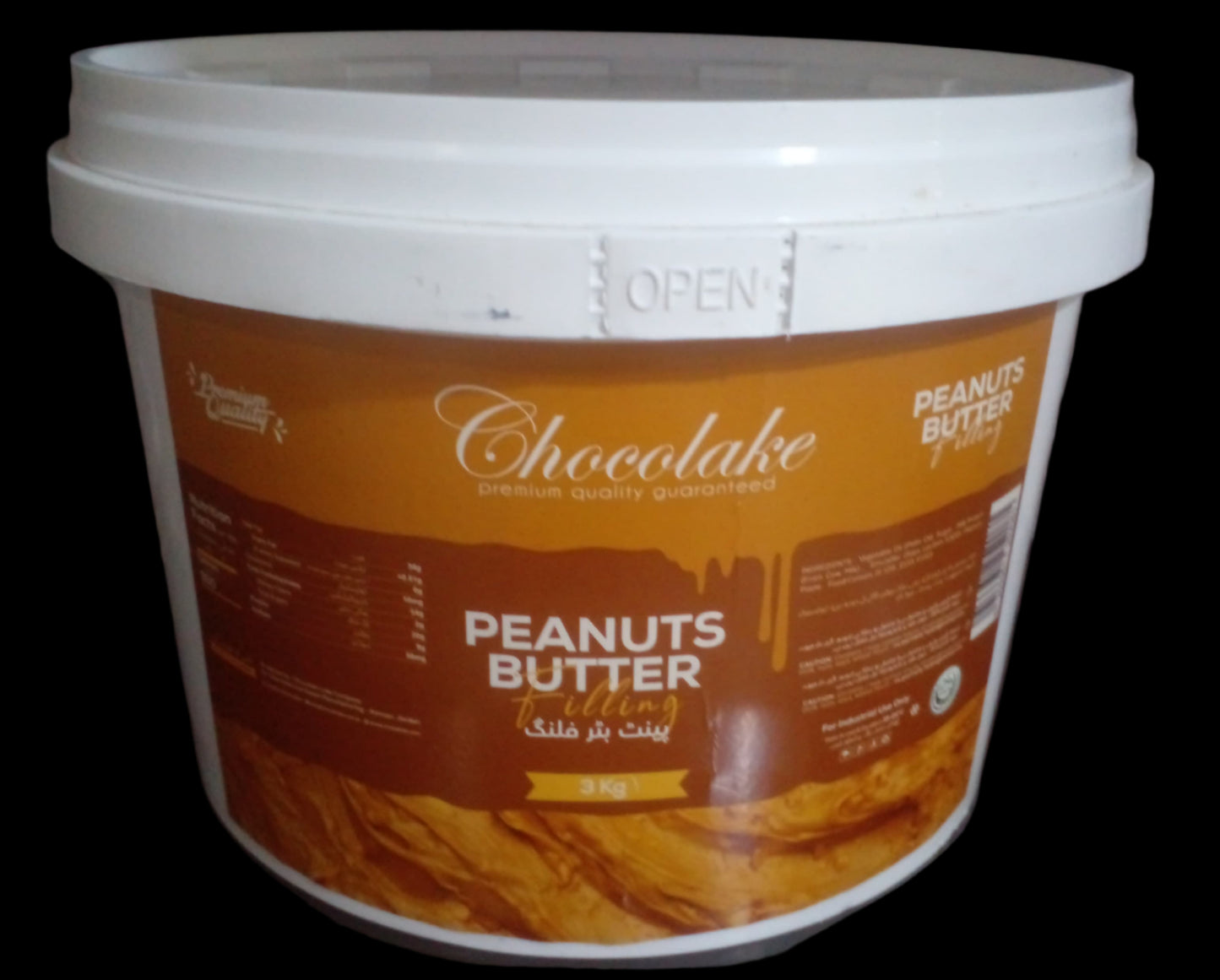 Chocolake Peanut Butter 3kg Bucket