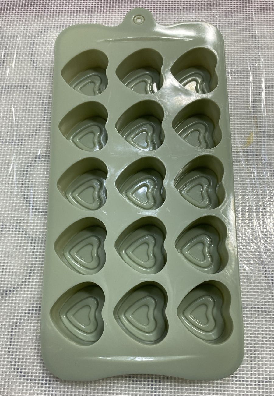 DOUBLE HEART SILICON CHOCOLATE MOLD