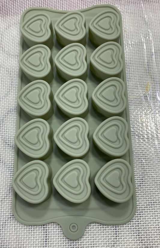DOUBLE HEART SILICON CHOCOLATE MOLD