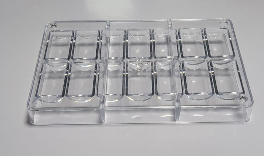 14 Cavity Cylinder Pastry Acrylic Chocolate Mold