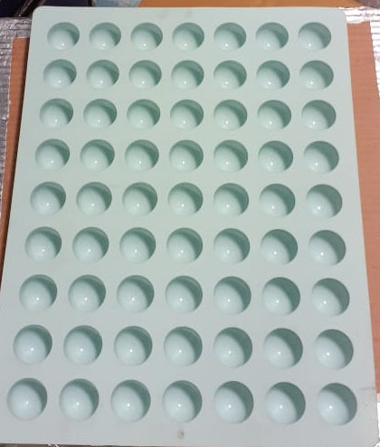 Commercial Silicon 63 Cavity Round Chocolate Mold
