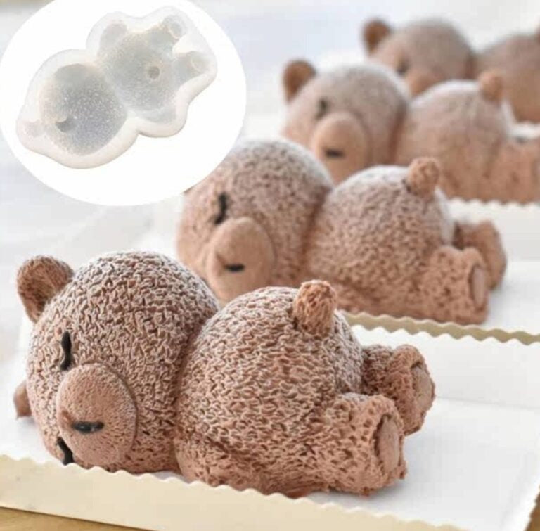 3D Bear Silicone Chocolate Mold