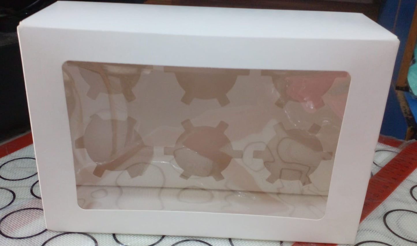New Imported 6 Cupcake Box