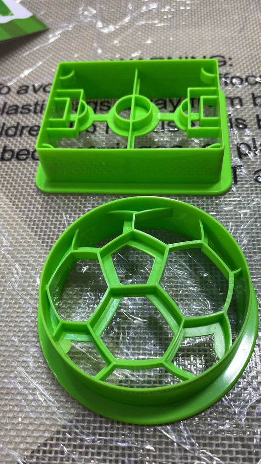 Football Field Fondant Cookie Cutter Set