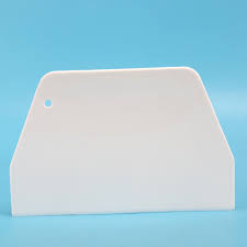 White Dough plastic Scrapper Extra large Size 5 × 10 "