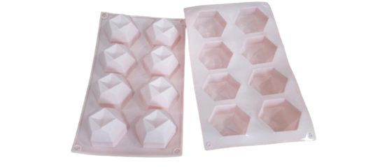 Silicone 8 Cavities Polygon Mold