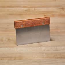 Bench Scraper Wooden Handle