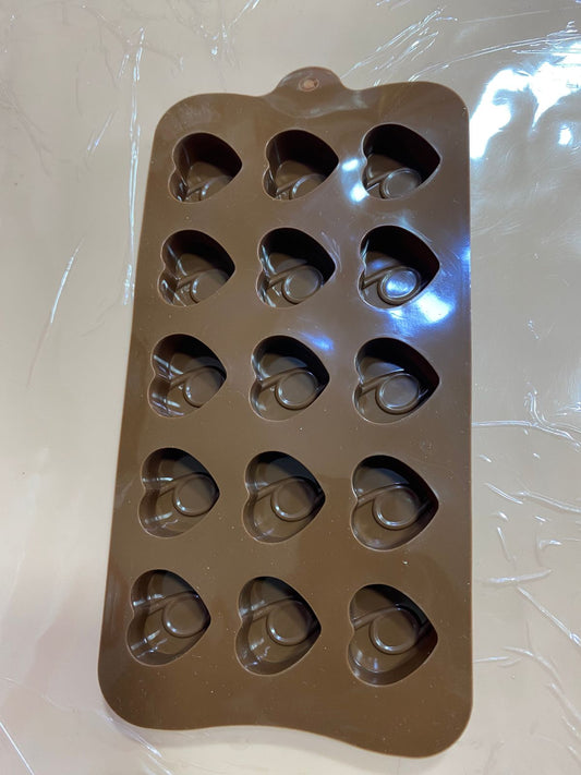 Silicon Hearts Ice Chocolate Mold