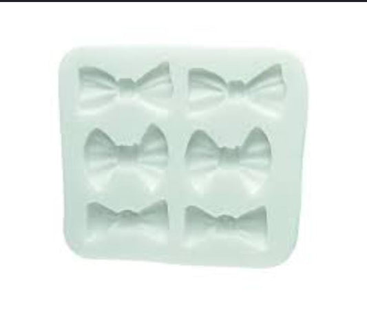 Silicon Multi Bow Tie Fondant Mold size 3.6" x 3.5