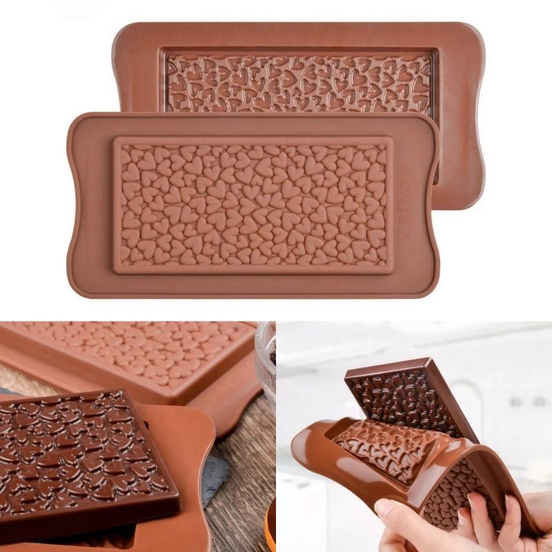 Silicone Beans Chocolate Bar Mold