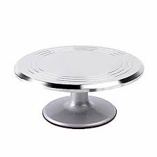 Elegant Heavy Turntable Metal Plastic Base Size: 11.5" Diameter