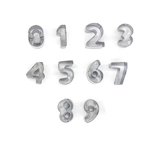 Metal 123 1" Number Cutter Set