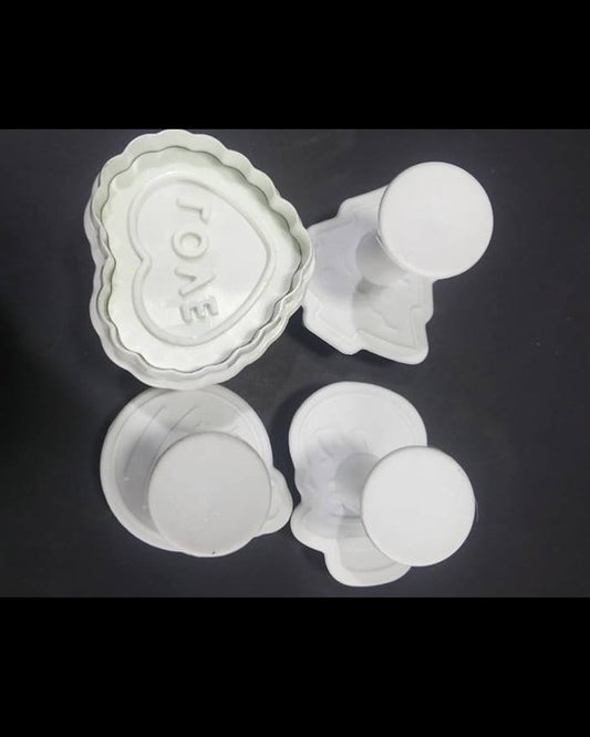 CHRISTMAS THEME PLUNGER CUTTER 4 PCS SET