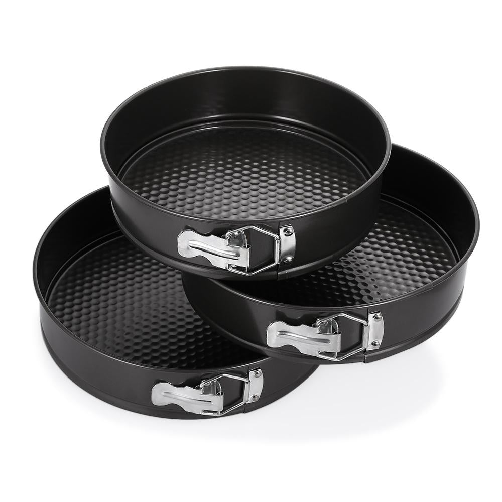 NS Clip Form Round Cake Pan 3pcs Set