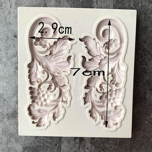 Silicon Great Side Boarder Fondant Mold