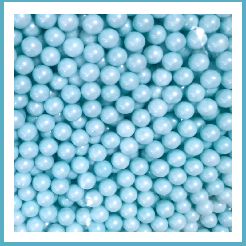 10mm Celeste Blue Balls Pearls Sprinkles