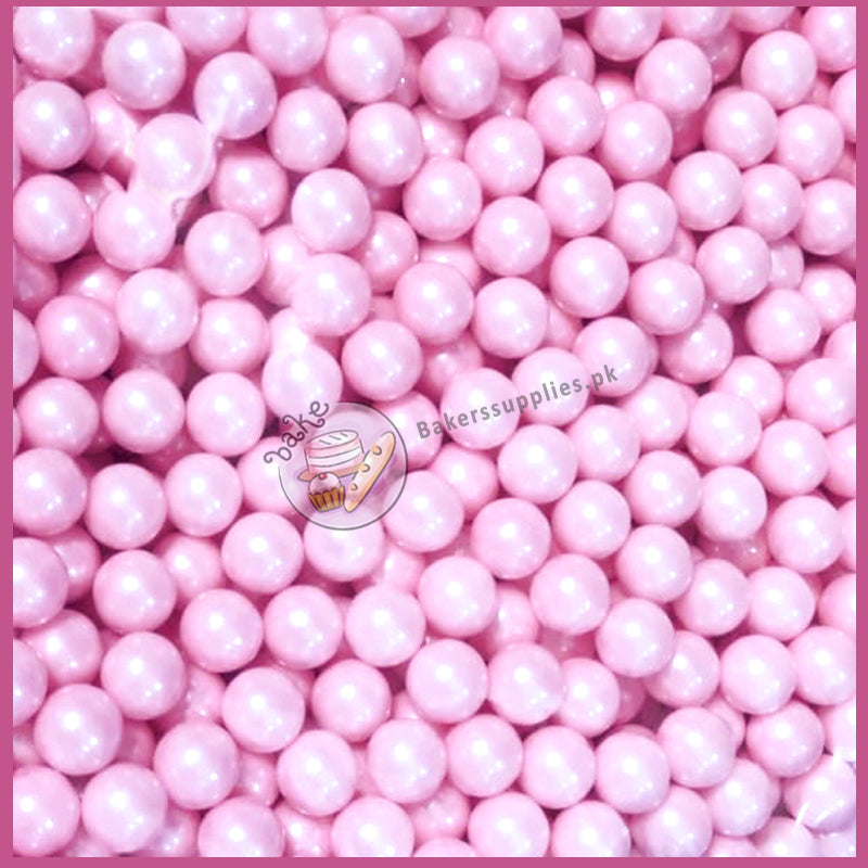 10mm Rose Pink Balls Pearls Sprinkles