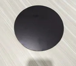 Wooden Black Round Cake Board