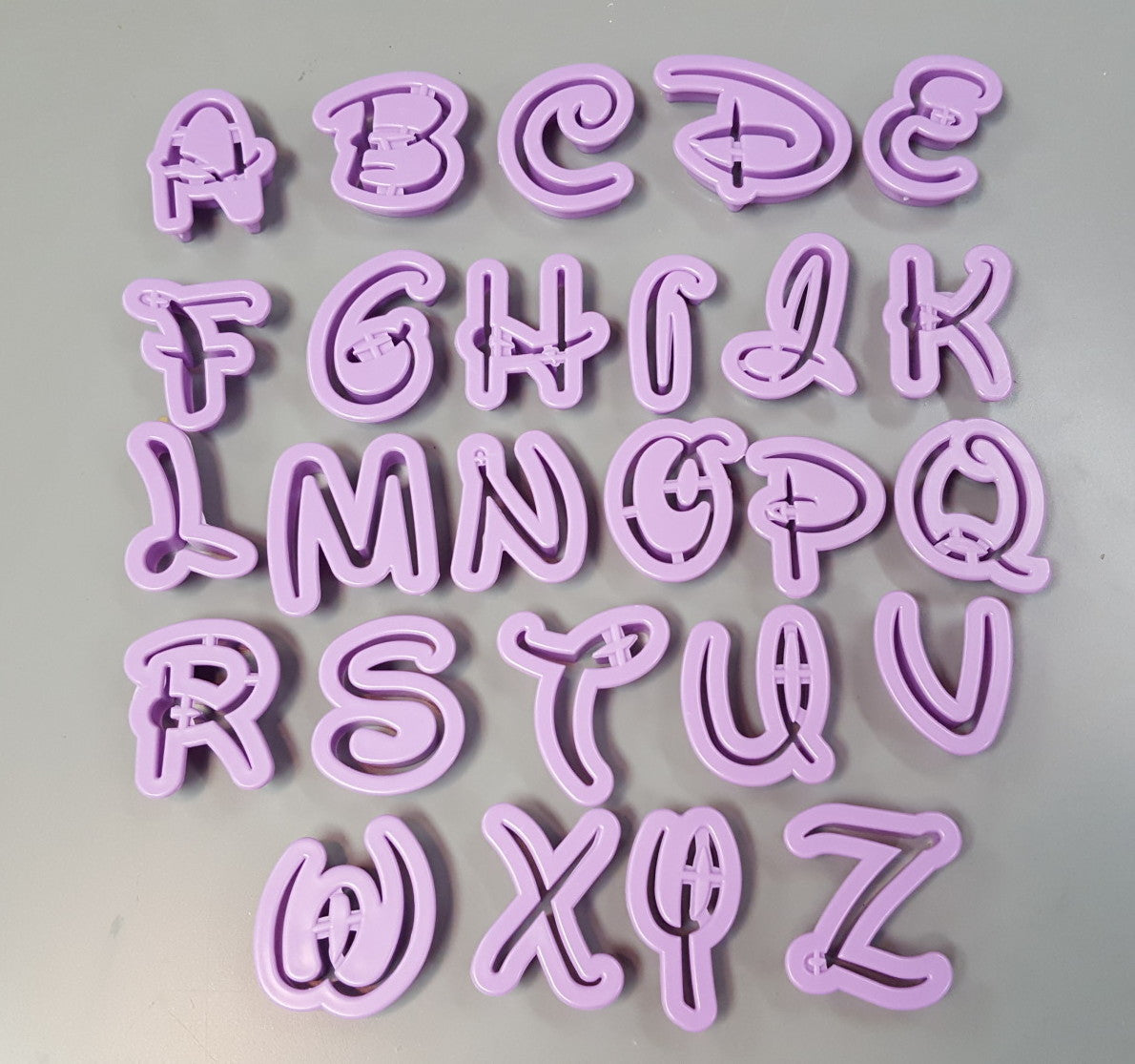 Disney Alphabet Cutter Set