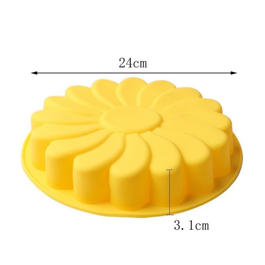 SILICON LARGE FLOWER CAKE MOLD