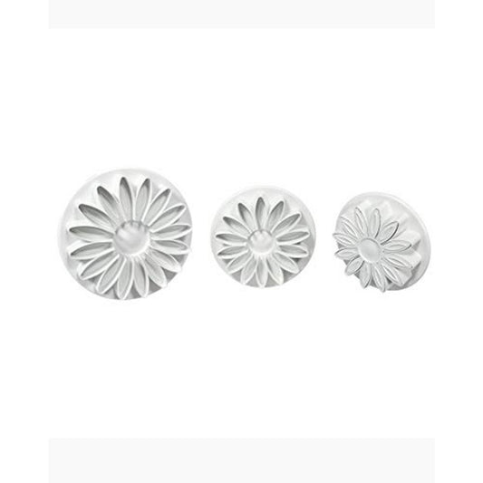 VEINED SUNFLOWER PLUNGER CUTTER SET 3PCS
