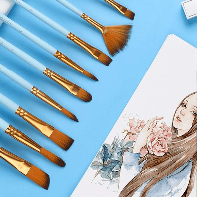 FT0056 - Paint Brush Set of 10pcs