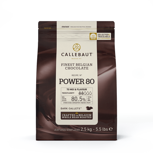 Callebaut Power 80% Dark Callets 2.5 Kg