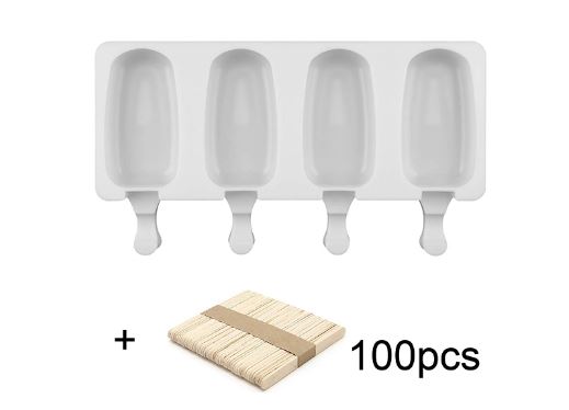 4 Cavity Geometric Shockwave Cakesicle Popsicle MOULD 