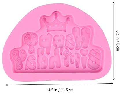Silicon 3D Happy Birthday Fondant Mold
