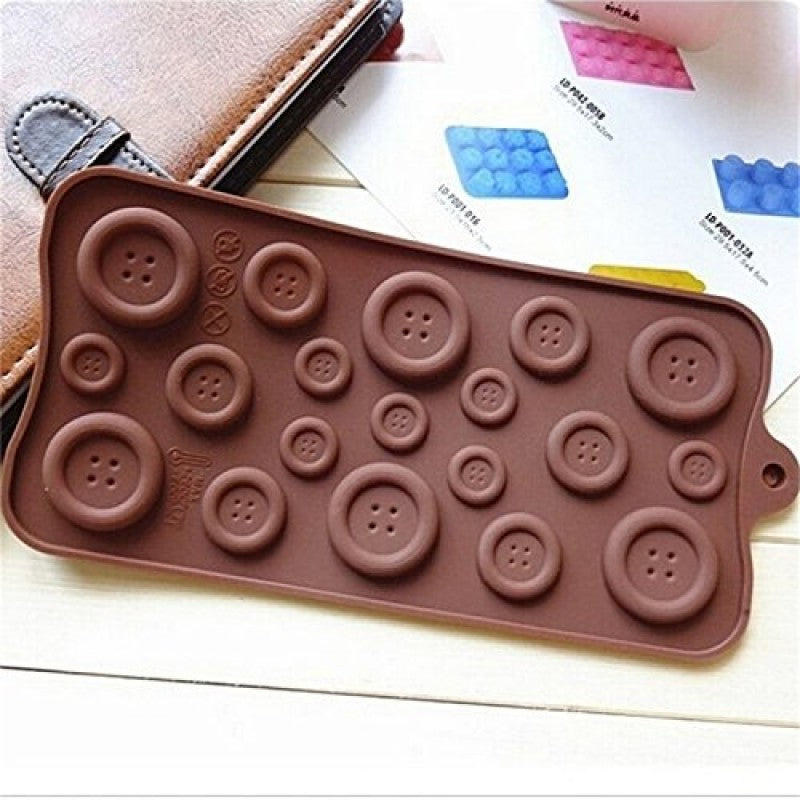 BUTTON SILICON CHOCOLATE MOLD