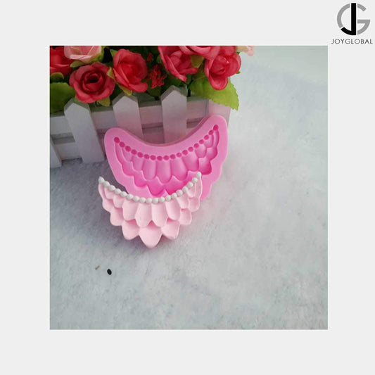 Silicon Crown Bead Scale Boarder Fondant Mold