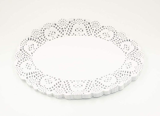 Grade Doilies Paper Oval White