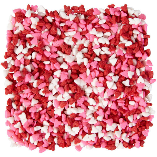 Mini Hearts Red White Pink Sprinkles Confettis