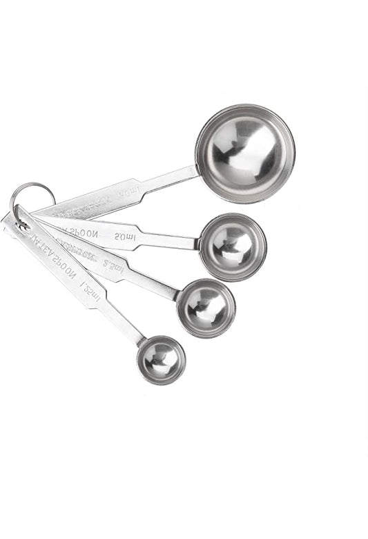Steel Measuring Spoons 4pcs Set