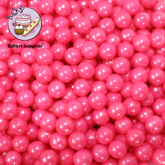 7mm fuchsia pink Balls Pearls Sprinkles