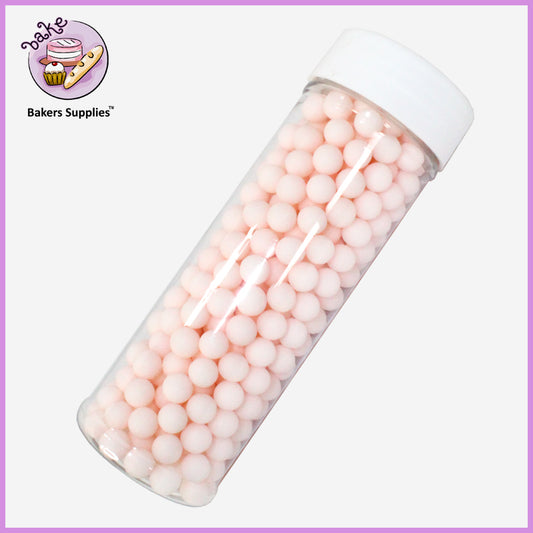 7mm Blush Matt Pink Balls Pearls Sprinkles